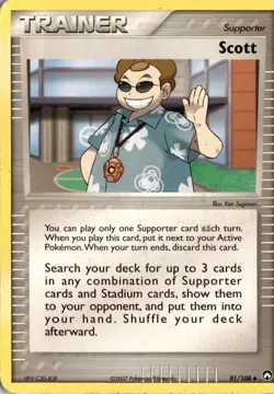 Scott 81/108 Power Keepers Pokemon Card TCG - Image 1