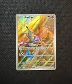 Sealed Pokemon Mimikyu 75 SV Scarlet & Violet Promo Card Holo Rare - Image 1