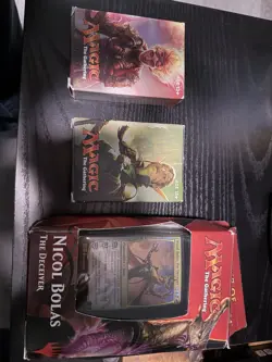 MAGIC THE GATHERING 2017 NICOL BOLAS GREEN MAGE, RED MAGE (mostly complete) SETS - Image 3