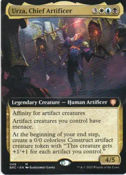 MTG: The Brothers' War Commander: Extended Art Urza, Chief Artificer: LP Con - Image 1