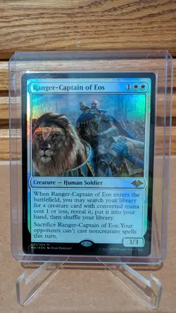 MTG: Ranger-Captain of Eos - Modern Horizons (MH1) - FOIL - 021/254 - NM - Image 1