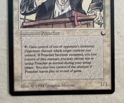 1x Preacher The Dark Regular MTG Magic the Gathering LP - Image 3