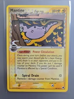 Mantine 20/101 2006 EX Dragon Frontiers NM/LP Pokemon Non Holo Rare - Image 1