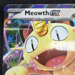 Meowth ex 062/088 Me03: Perfect Order Holo Pokemon - Image 2