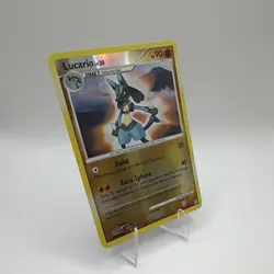 Nintendo Lucario 6/130 Diamond & Pearl Holo Rare 90 HP Stage 1 English 2007 - Image 2