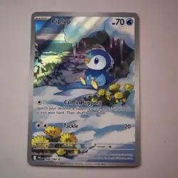 Pokemon Piplup Illustration Rare 098/094 PFL Phantasmal Flames NM - Image 1
