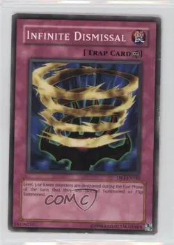 Infinite Dismissal YuGiOh Dark Beginning 1 #DB1-EN186 2004 READ - Image 1