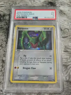 POKEMON TCG RAYQUAZA 3/17 POP SERIES 1 COSMO HOLO!! - Image 1