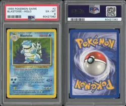 1999 Pokemon Base Set Blastoise Holo #2 PSA 6 - Image 3