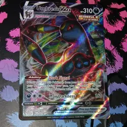 Pokemon Umbreon VMAX Single Strike Full Art Holo 095/203 Evolving Skies 310 HP - Image 1