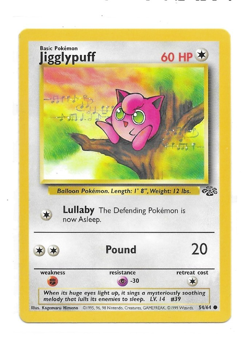 Jigglypuff Pokemon Jungle Set 1st Edition 54/64 Italian Wizards of the Coast - Image 1