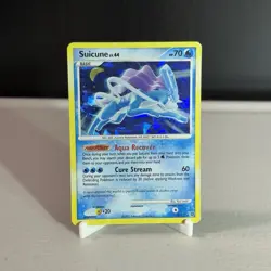 Suicune 19/132 Secret Wonders Cracked Ice Holo Rare DPBP#295 Pokemon TCG - Image 1