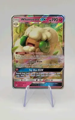 Pokemon TCG: Whimsicott GX 140/214 Ultra Rare - Unbroken Bonds - Sun & Moon NM - Image 1