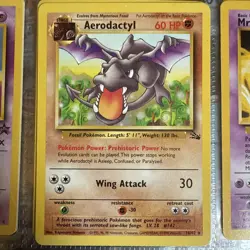 Aerodactyl (16) Unlimited Rare #16/62 Fossil 1999 MP Pokemon TCG - Image 1