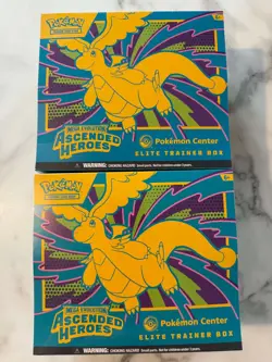 2 x Pokemon TCG: Ascended Heroes Pokemon Center ETB SEALED - Image 1