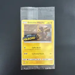 SEALED Detective Pikachu SM190 Black Star Promo Stamped Pokemon TCG - Image 1