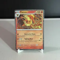 Pokemon Scarlet & Violet Black Star Promo - Flareon SVP 167 Cosmos Holo - Image 1