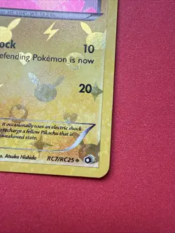 Pokemon Pikachu RC7/RC25 Legendary Treasures Uncommon Holo HP60 - Image 5