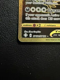 Pokemon TCG Eternatus V SV121/SV122 Shining Fates Gold Secret Rare Holo - Image 5