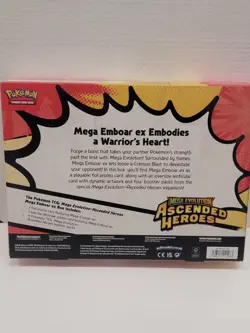 Pokemon Ascended Heroes Mega Emboar Ex Collection Box - Image 2