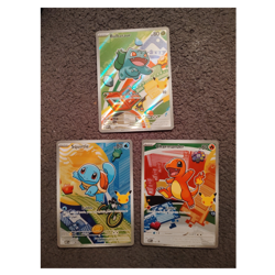 Pokemon First Partner Kanto Starters Bulbasaur 037 Squirtle 039 Charmander 038 - Image 1