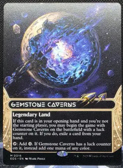 Gemstone Caverns #16 Edge of Eternities Regular Borderless Mythic - Image 1