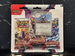 Pokemon TCG Paldea Evolved Triple Blister Varoom Promo New & Sealed - Image 1