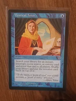 MTG Mystical Tutor Mirage Regular Unplayed Near Mint - Image 1