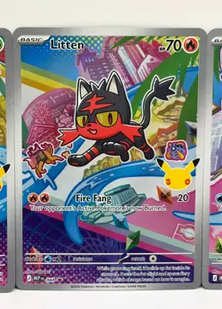 Pokemon TCG First Partner Illustration Collection - Gen 7 Alolan Starter Set - Image 3