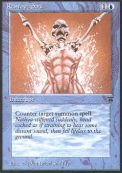 Italian Remove Soul ~ Near Mint Legends Foreign Stock Image MTG Magic UltimateMT - Image 1