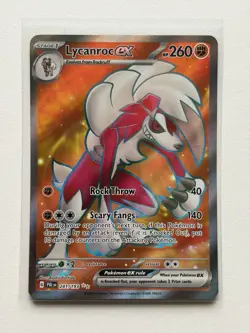 Lycanroc ex - 241/193 - SV02: Paldea Evolved - Ultra Rare Pokemon TCG - NM - Image 1