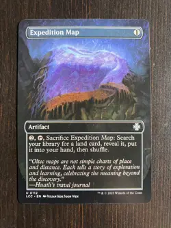 Expedition Map (Borderless) - Magic Commander the Lost Caverns of Ixalan Regular - Image 1