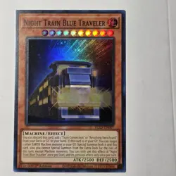 Blazing Dominion Yugioh #BLZD-EN007 Night Train Blue Traveler - Image 1