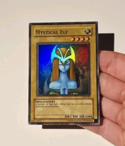 Yugioh Mystical Elf LOB-062 Super Rare LP - Image 3