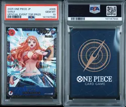 PSA10 "Error Label" One Piece TCG Sanji OP10-005 Flagship Battle Winner "Asia" - Image 4