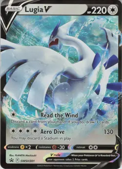 Lugia V Promo SWSH: Sword & Shield Promo Cards SWSH301 NM Holofoil - Image 1
