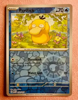 Psyduck 054/165 | 151 MEW EN | 2023 Pokemon Card TCG Reverse Holo | NM - Image 1