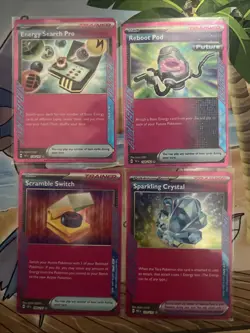 Pokemon TCG Holo Pink Trainer - 4 Card Lot - Image 1
