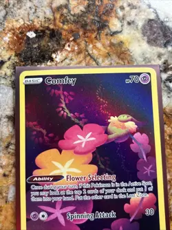 Comfey GG14/GG70 Crown Zenith Galarian Gallery Holo Pokemon TCG Card NM - Image 2
