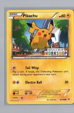 Pikachu - 20/108 (Build-A-Bear Workshop Exclusive) Promo Miscellaneous Cards & P - Image 1
