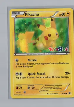Pikachu - 26/83 (Toys R Us) Promo Miscellaneous Cards & Products 026/083 LP - Image 1