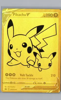 Pikachu V Promo SWSH: Sword & Shield Promo Cards SWSH145 NM - Image 1