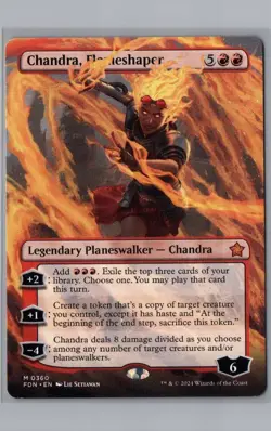 Chandra, Flameshaper (Borderless) M Foundations 360 NM - Image 1