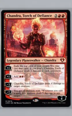 Chandra, Torch of Defiance M Commander Masters 876 NM - Image 1