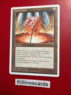 MTG 4th Edition Mana Vault NM - Image 1