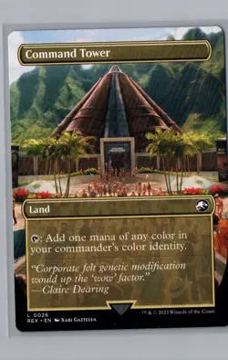 Command Tower (Borderless) L Universes Beyond: Jurassic World Collection 26 NM - Image 1
