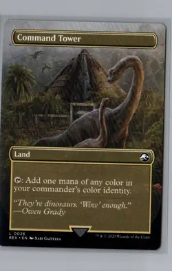 Command Tower (Borderless) L Universes Beyond: Jurassic World Collection 26 NM - Image 2