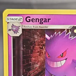 Pokemon Gengar Holo Rare 38/111 SM Crimson Invasion 2017 LP/NM - Image 2