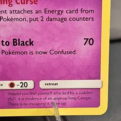 Pokemon Gengar Holo Rare 38/111 SM Crimson Invasion 2017 LP/NM - Image 4