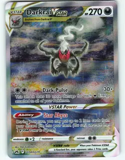 Darkrai VStar - GG50/GG70 Crown Zenith - Pokemon TCG - 2023 - Image 1